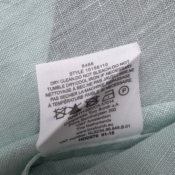 Tory Burch Linen and Silk Blouse - Picture 6 of 8